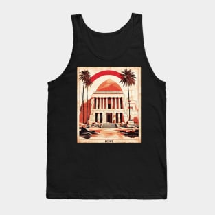 Abydos Temple Egypt Vintage Poster Tourism Tank Top